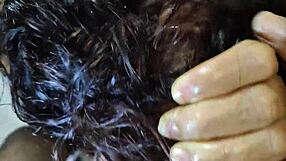 crazy ebony couple shakes narrow ass in kinky new cock suck