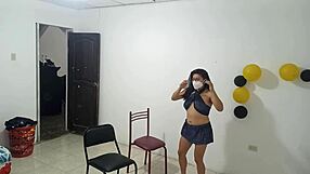 wanna see hot latina stepsis flash her natural tits to seduce you?