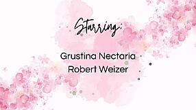 Skinny Brunette Sucks Big Cock Slowly For Powerful Cumshot Close-Up