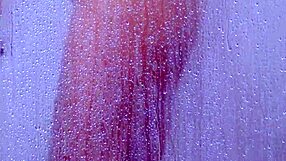 college tanned latina teen showers in bikini fingering her horny pussy