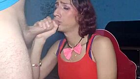 REAL FEMBOY UPDATE 107 JERKS OFF CROSSDRESSING SHEMALE SOLO IN LINGERIE