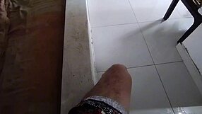 Stepsister Catches Spy in Bathroom Demands Her Big Ass Filled