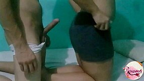 Neighbor Asks Me To Babysit Cute Mexican Teen Bent Over Panties Down Doggystyle Cum On Ass