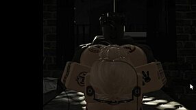 Pounding Roblox Slut Doggy Style in Cozy Condo