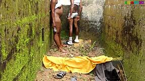 African pussy teases milf gym orgy with creampie bangs