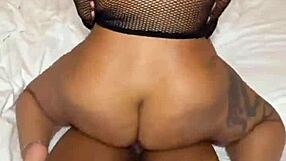 sexy black chubby bbw screams while bbc pounds her wet squirting pussy