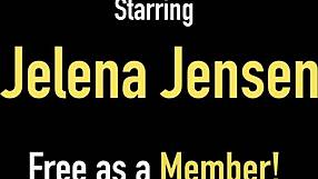 jelena jensen's big natural tits and pussy lips in lesbian lick