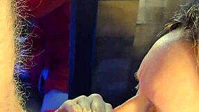 Cocksucking Skinny Milf Kneels for Juicy Pussy Creampie Doggystyle