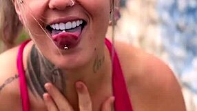 Street Prostitute Offers 1000 PIX Or Gagging Deepthroat Blowjob!