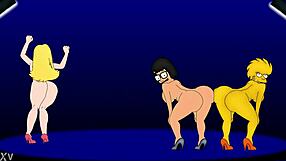 daddy, watch lisa simpson, tina belcher and amy wong shake it for you