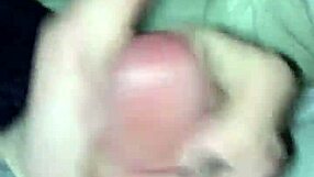 Hairy monster cock erupts huge cumshot