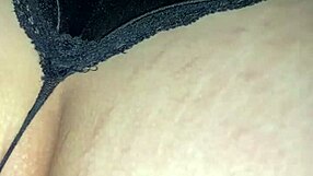 fat latina's huge ass pussy stuffed by monster cock in black thong?