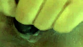 Ebony pussy eaten closeup till squirting wet moans