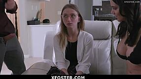 foster teen blowjobs convince horny foster parents completely