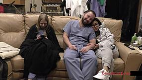 Damn! Bratty cheerleader jasmine rose spreads hairy pussy in hospital humiliation!