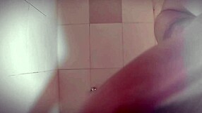 Sexy Stud Jerks Monster Cock in Steamy Shower Climax