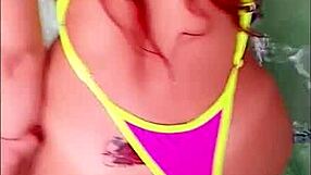 i hired colombian bombshell alejandra for bikini casting but she turned into total poolside freak