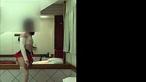 Fantasy Schoolgirl Crossdresser in Sexy Uniform