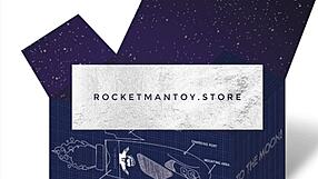 Man BLASTS Monster COCK Orgasm on Rocketman Toy Motorbike Ride!