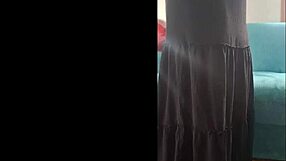 Sogra Flashes Huge Natural Tits in Lingerie Craving Ass Pounding Vara