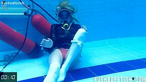 Ashlee Rose's Horny Wet Pussy Under Scuba Dress