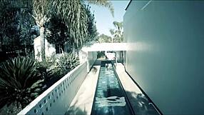 Anastasia Black Nympho Begs for Cock While Mommy's Away in Fishnets