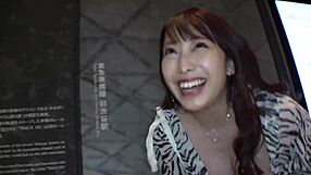 maya's huge tits overflow as she slurps big cock then rides face to squirt creampie