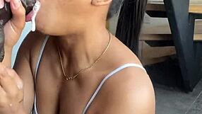 amateur nysdel craves huge cock mouth and gets deepthroat