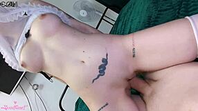 Stepmom sneaks into stepson's room for rough pounding while husband waits unaware, dirty talk whispers