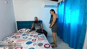 damn this chubby colombian milf landlord turned into my personal cumface whore after hot service