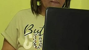 My stepmom catches my bad grades and punishes with her fat tits creampie fuck