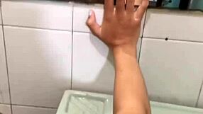 he pounds my tight ass hard in the bathroom