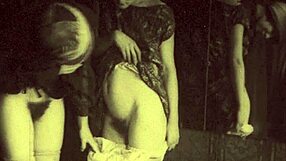 Vintage Lesbians Dive Into Hairy Muffs And Beavers