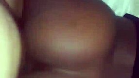 Black Couple Delivers Intense Backshots Bent Over Doggystyle