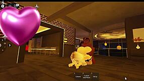 snowbunny encounters massive bbc monster cock roughly in roblox