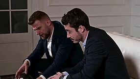 Seductive Candie Luciani tempts businessmen for bedroom DP assfucking and deepthroat!