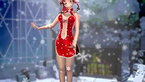 Naked Big Tits Girl Bounces Ass Outdoors in Public Dance