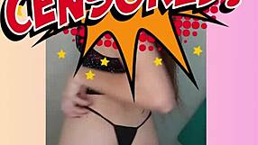 skinny long haired redhead sol megan fire strips in sheer lingerie teasing homemade exhibitionist dance