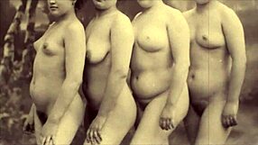 Vintage Lesbians Dive Into Hairy Muffs And Beavers