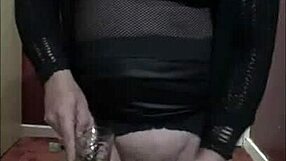 mark wright bisexual crossdresser tastes ass piss cum in homemade fun