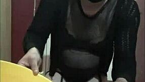 mark wright bisexual crossdresser tastes ass piss cum in homemade fun