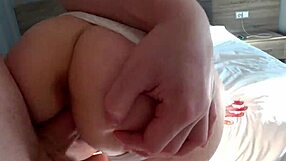 Picked Up Brunette Babe Bent Over Fucked Rough Creampie Inside Panties Missionary POV Cum