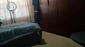 Stepdad and friend stretch me with their huge cocks at once, dripping cum everywhere