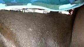 african whore's tight shaved pussy fingered hard by amateur homemade lover