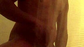 steamy shower trim reveals her soapy curves teasing