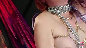 smoking hot lady big tits spanked whipped roughly with toys tight pussy