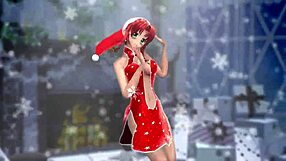 Naked Big Tits Girl Bounces Ass Outdoors in Public Dance