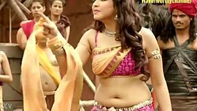 Chubby Indian Girlfriend's Deep Navel Begs for Touch
