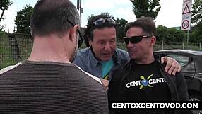 due italian sluts trample alex magni with double penetrations and sloppy blowjobs