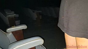 corno takes wife to porn cinema for strangers cum in mouth blowjobs and fucks